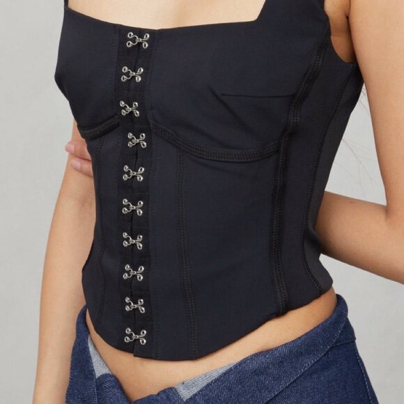 House of CB Tops - MISBHV black corset top
